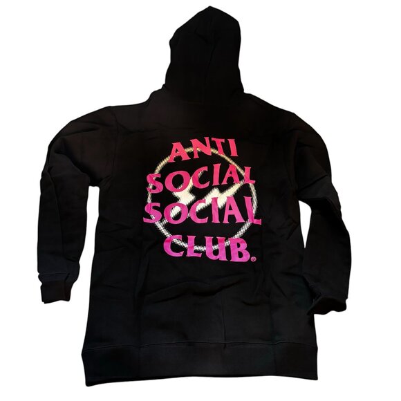ASSC Fragment Half Tone Hoodie Black - Picture 1 of 4